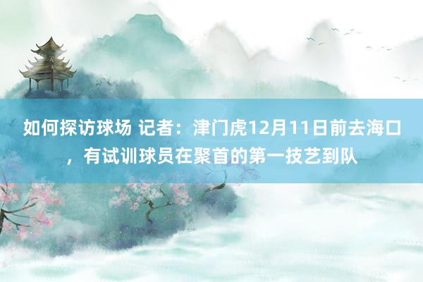 如何探访球场 记者：津门虎12月11日前去海口，有试训球员在聚首的第一技艺到队