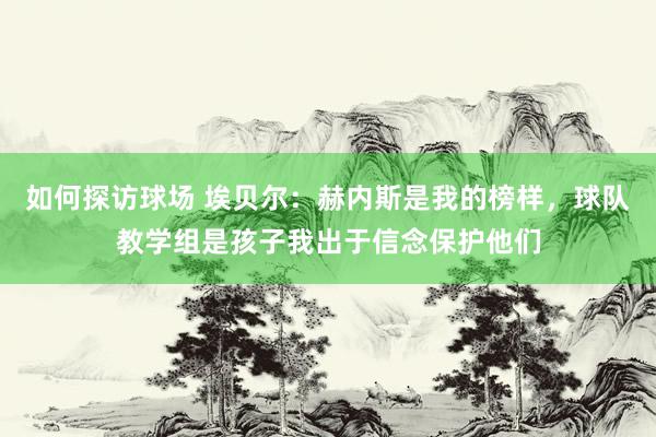 如何探访球场 埃贝尔：赫内斯是我的榜样，球队教学组是孩子我出于信念保护他们