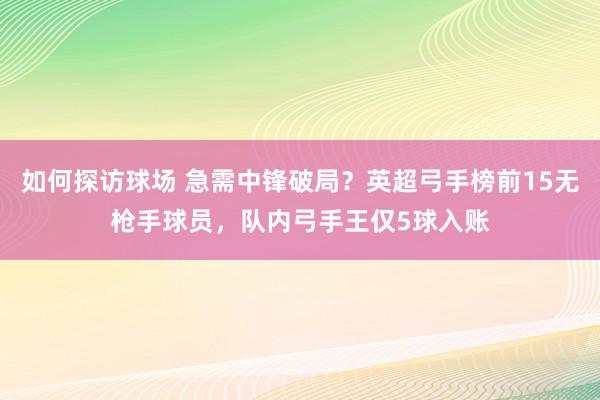 如何探访球场 急需中锋破局？英超弓手榜前15无枪手球员，队内弓手王仅5球入账