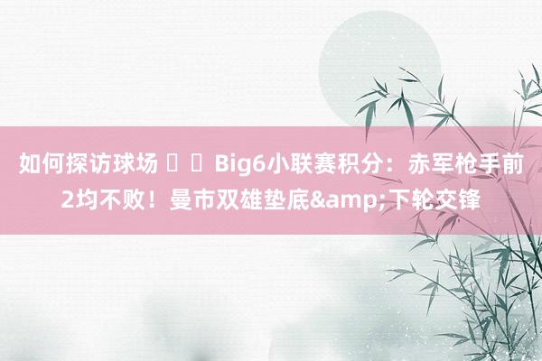 如何探访球场 ⚔️Big6小联赛积分：赤军枪手前2均不败！曼市双雄垫底&下轮交锋