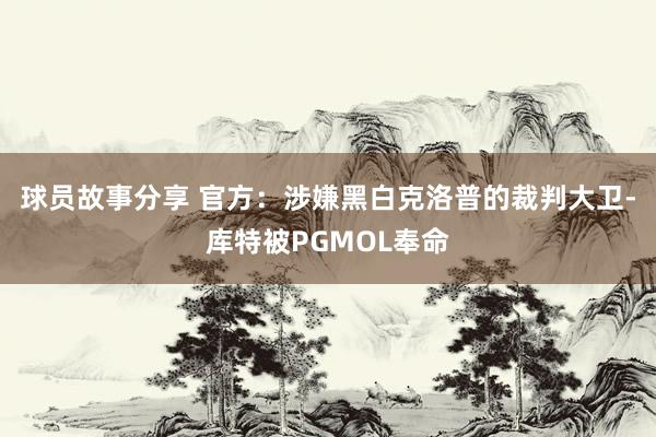 球员故事分享 官方：涉嫌黑白克洛普的裁判大卫-库特被PGMOL奉命